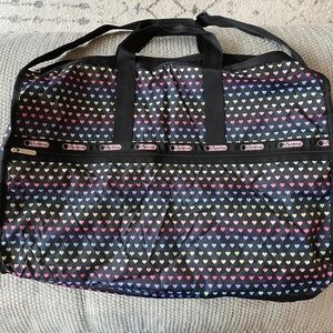 EUC Extra Large LeSportsac Weekender Black